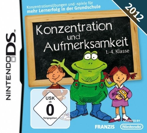 Konzentration und Aufmerksamkeit 1.-4. Klasse 2012 [Nintendo DS] (Neu differenzbesteuert)