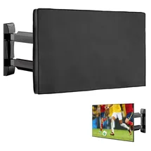 kwmobile 32" TV Outdoor TV Abdeckung Schwarz