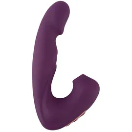 Javida Vibrator „4 Function“ mit Klopffunktion und Klitorissauger lila
