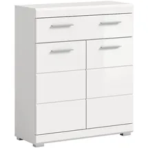 VCM Scout Badschrank 2 Türen, 1 Schublade Weiß