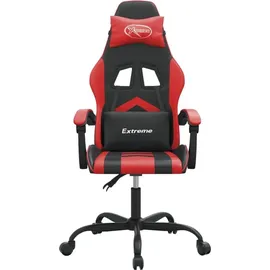 vidaXL Gaming-Stuhl Schwarz und Rot PC