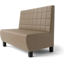 Meyer F | Gastrobank | B:H 180 x 120 cm | Taupe | Blocks | Leder