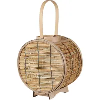 Beliani BISTAL 1-flg. 30 cm rund Holz/Braun