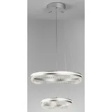 CASANOVA Pendelleuchte AUDREY (H 150 cm) silberfarbig