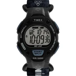 Chronograph TIMEX "IRONMAN MODERN VINTAGE", schwarz, Armbanduhren, Herren, Quarzuhr, Armbanduhr,Herrenuhr,digital,Textilarmband,Stoppfunktion,Tag