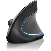 CSL Wireless Vertikal Maus schwarz