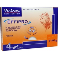 Virbac Effipro Spot On Hunde 4 x 67 mg