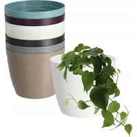 Kadax Blumentopf aus Kunststoff, Pflanztopf, runder Topf, 15 cm,
