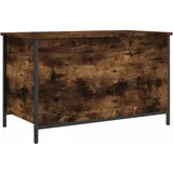 Vidaxl - Sitzbank mit Stauraum Räuchereiche 80x42,5x50 cm Holzwerkstoff