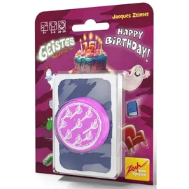 Simba Zoch 601105226 - Geistesblitz Happy Birthday, Kartenspiel mit 2 Spielvarianten