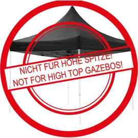 Quick Star Pavillon Schutzhaube 3x3m Wasserdicht Transparent