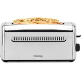 h.koenig Toaster 4 Scheiben, Edelstahl