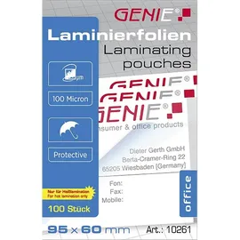 GENIE 10261 Laminierhülle 100 Stück(e)