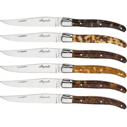 Laguiole Jean Dubost Steakmesser Acrylic 6 tlg.
