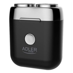 Adler Elektrorasierer AD 2936, Reiserasierer USB Herrenrasierer Reisen Kabellos Akku mit Netzkabel schwarz