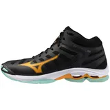 Mizuno Wave Voltage 2 Mid Herren Schwarz/Orange 45