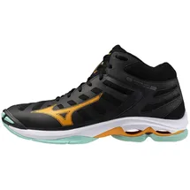Mizuno Wave Voltage Mid - black/tangelo/ice green 45