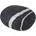 Pouf Kieselstein Schurwolle 70 x 36 x 56 Schwarz/Grau