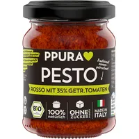 PPURA Pesto Rosso mit 35% getrockneten Tomaten bio