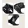LIONTO Hundegeschirr Schwarz XL