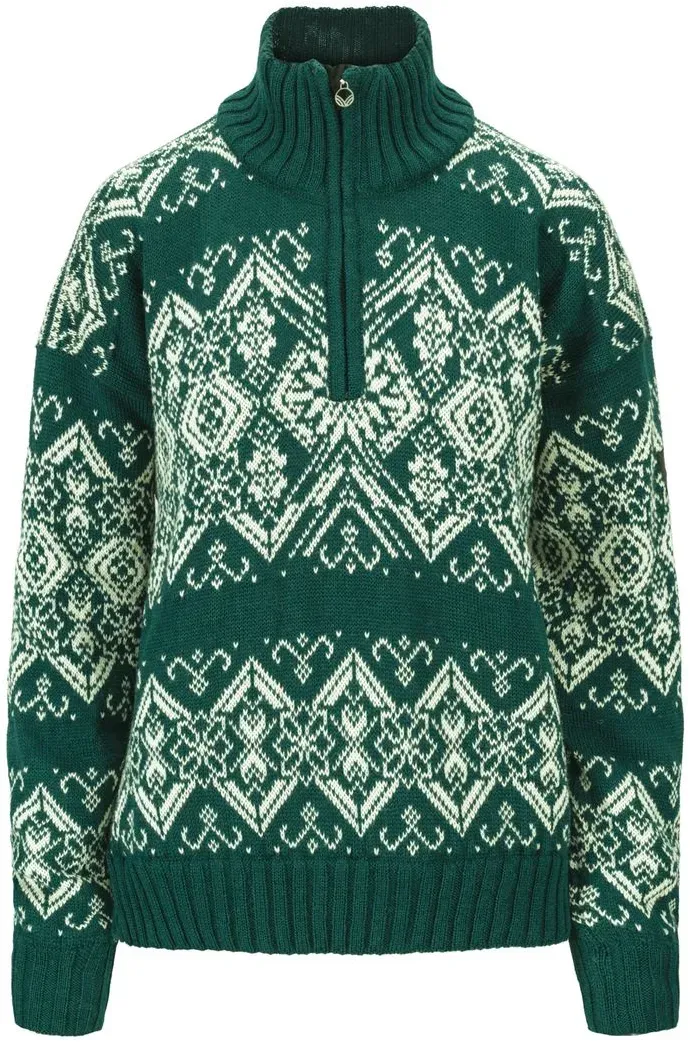 Dale of Norway Roset Fem. WP Sweater pinegreenl offwhite (N00) XL