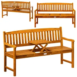 Gartenbank Picknick mit Tisch Eukalyptus FSC®-zertifiziert
