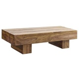 Wohnling Couchtisch Massivholz sheesham 120,0 x 45,0 x 30,0 cm