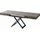 WFL GROUP Cavetta Dunkelgrau Holzoptik 120 x 80 x 76 cm