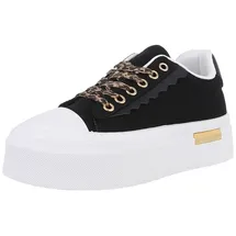 Ital-Design High-Top Damen Schwarz/Weiß 40