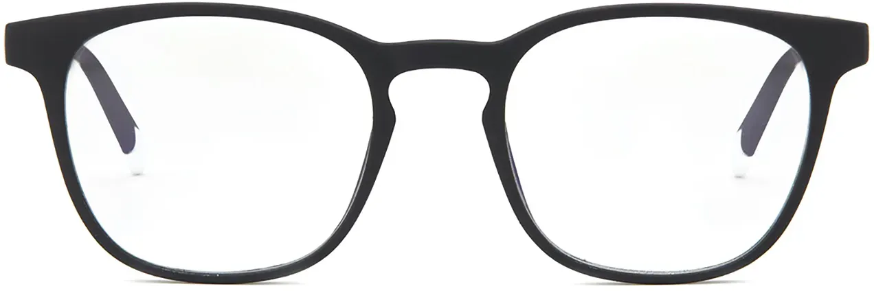 Barner Designerbrille mit Blaulichtfilter Lesebrille Dalston Black Noir Neutral