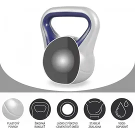 Gorilla Sports Kettlebell Kugelhantel 12 kg blau