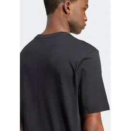 adidas T-Shirt ADIDAS ORIGINALS "TREFOIL T-SHIRT", Herren, Gr. S, pink (schwarz, lucid pink), Obermaterial: 100% Baumwolle, normal, Rundhals, Shirts T-Shirt, reguläre Passform, Kurzarm, aus Baumwolle