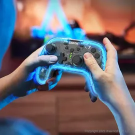 bionik Neoglow Wireless Controller transparent Nintendo Switch