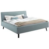 Meise Möbel Polsterbett Frieda wahlweise mit Lattenrost und Bettkasten, blau (eisblau)