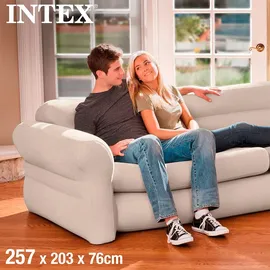 Intex Innen-ecksofa - Beige - 257x203x76 cm