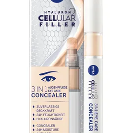 NIVEA Cellular Filler 3in1 Augenpflege Concealer Hell (4 ml),