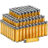 Amazon Basics AAA alkaline Batterien, leistungsstark, 1.5 V, 100er-Pack