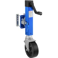 Vevor Anhängerheber mit Rad, 725kg Anhängerstütze, Drehgelenk-Bootsanhängerheber PP-Einzelrad, 254