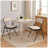Hti-Living Klappstühle 2er Set Beige