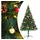 vidaXL Künstlicher Weihnachtsbaum mit Beleuchtung & Kugeln Grün 150 cm