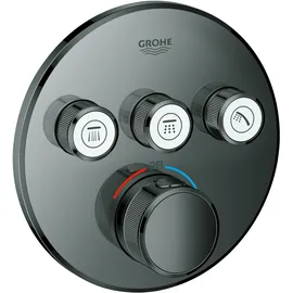 Grohe Grohtherm SmartControl Duschthermostat rund für 3 Verbraucher Messing 29121A00