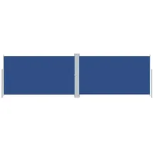 vidaXL Seitenmarkise Ausziehbar Blau 180 x 600 cm