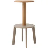 &Tradition Barhocker Massif AV39 Eiche 65 x 65 x 75 cm grau/beige