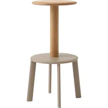 &Tradition Barhocker Massif AV39 Eiche 65 x 65 x 75 cm grau/beige