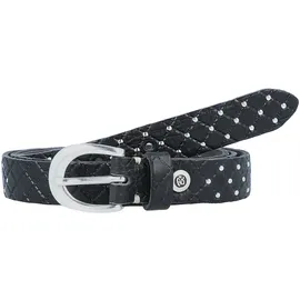 B.belt Damengürtel Leder schwarz 100 cm