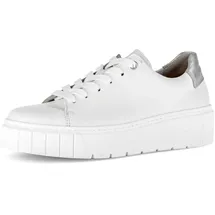 Gabor Davos Plateau-Sneaker Damen Silber/Weiß 39