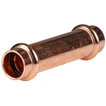 Pipetec Kupfer Pressfitting Schiebemuffe 15 mm) V+m-kontur Dvgw