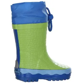 Playshoes Dino Gummistiefel Blau/Orange 27