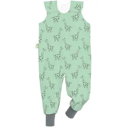 Odenwälder BabyNest Sommer-Sleepoverall Hopsi 0.5 TOG, gruen, 86