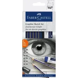 FABER-CASTELL 114000 Zeichenset Goldfaber Bleistift